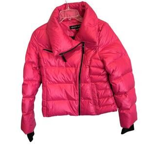 Andrew Marc Girls Pink Down Puffer Jacket XL Winter Casual